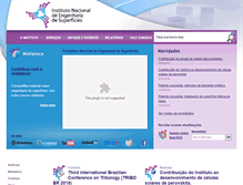 Tablet Screenshot of engenhariadesuperficies.com.br